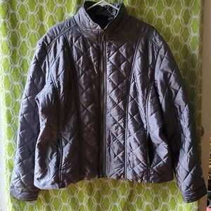Women's Silver/Gray "puffy" jacket